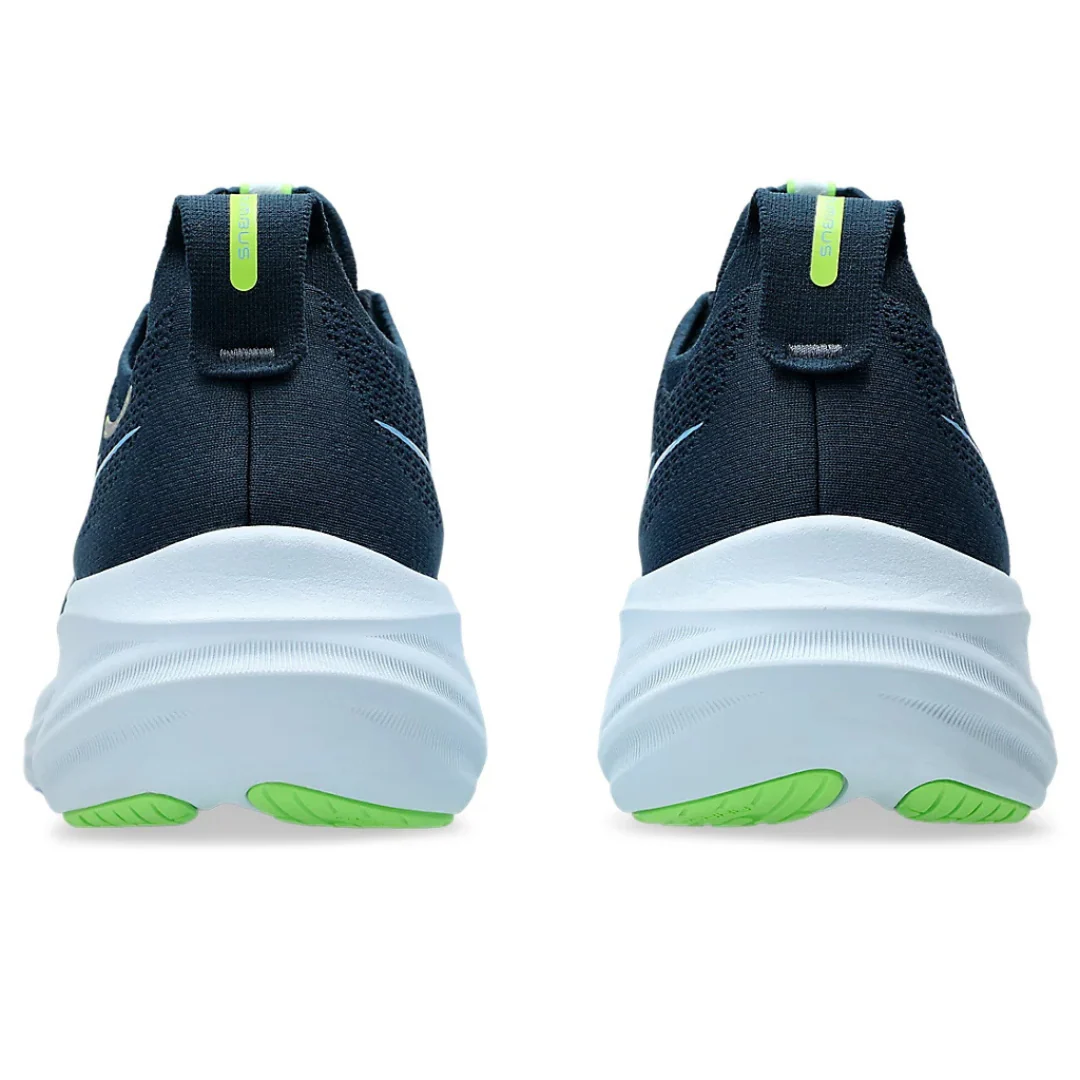 Asics Gel Nimbus 26 - Azul Marinho com Azul e Verde