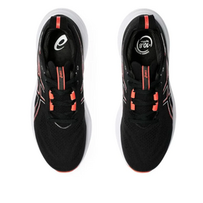 Asics Gel Nimbus 26 -  Preto com Branco e Vermelho