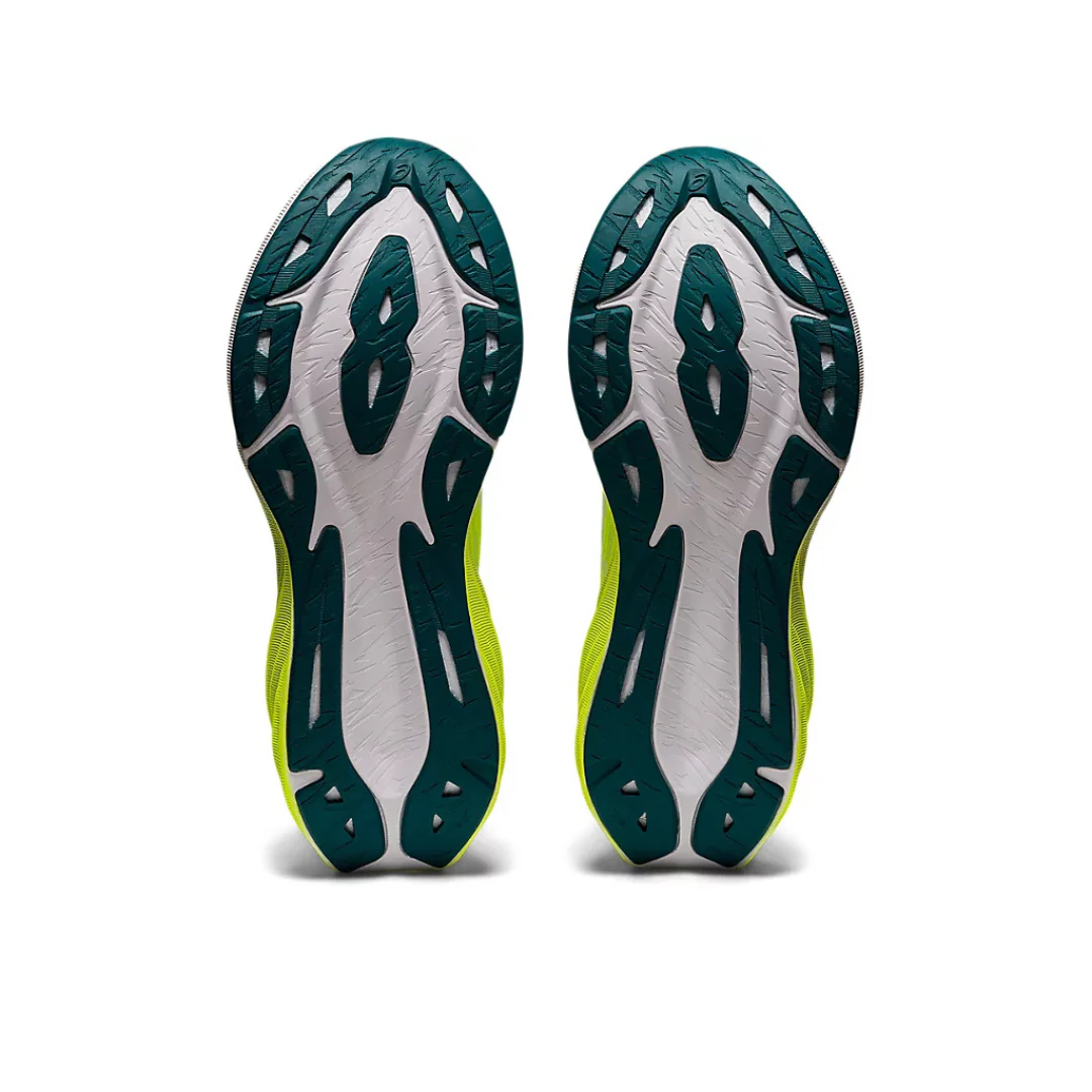 Asics NovaBlast 3 Verde Flourescente e Branco