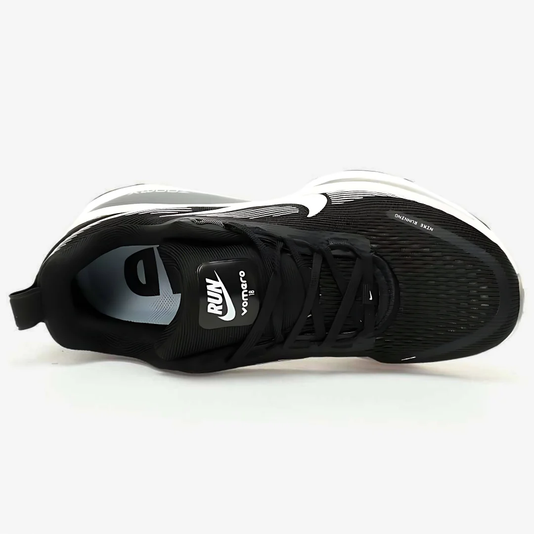 Nike Vomero 18 - Preto\Branco\Cinza
