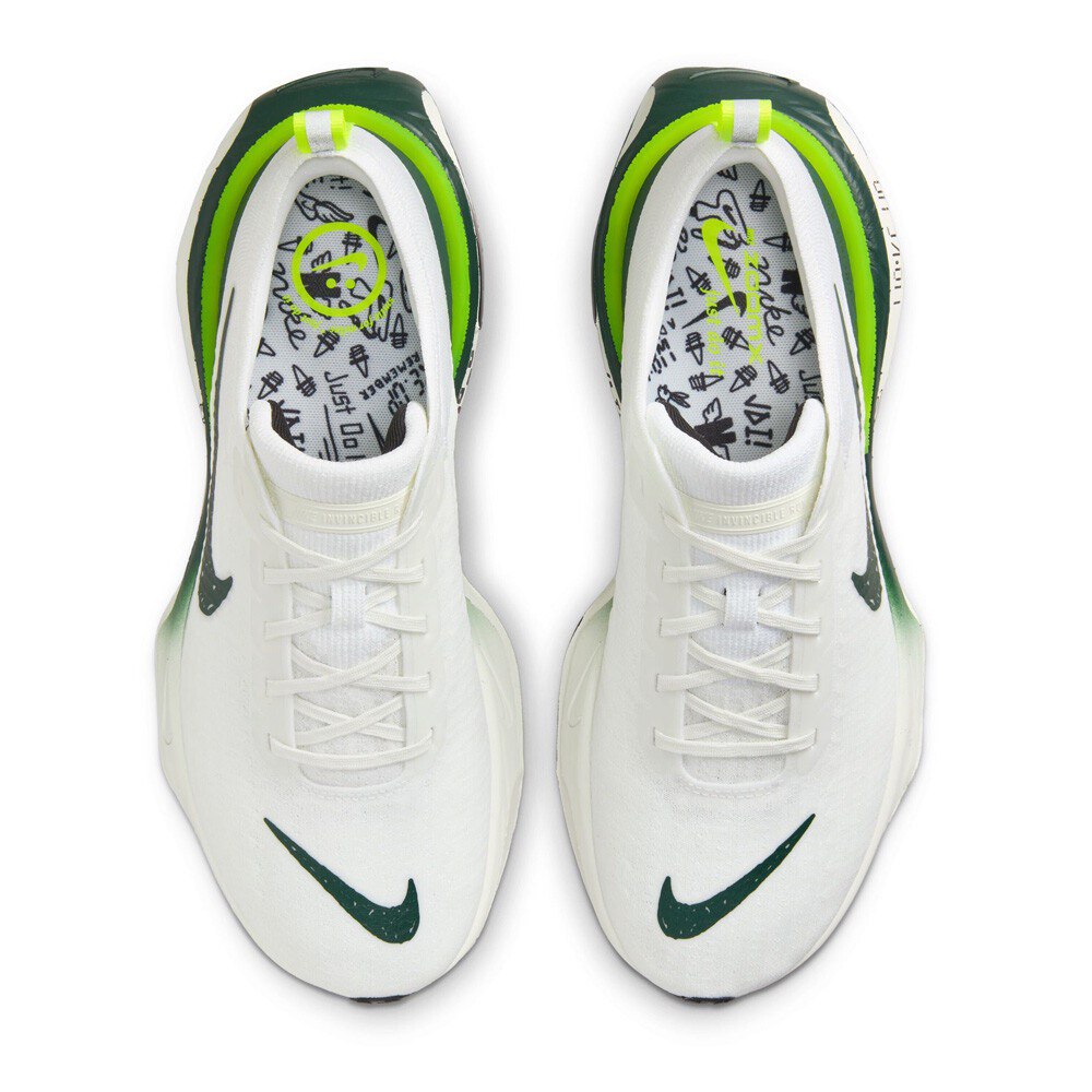 Nike Invincible Run 3 - White Pro Green Volt Black
